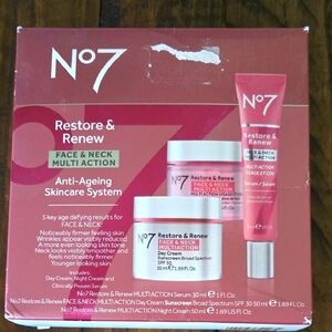 No7 Restore & Renew Anti-Ageing Skinecare System